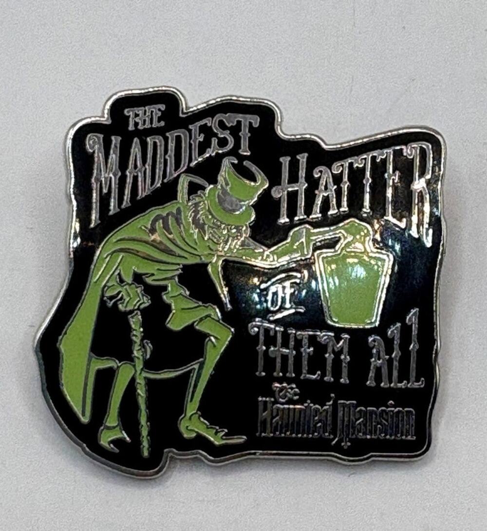 Disney Haunted Mansion Hitchhiking Ghost Welcome Foolish Mortals Pin